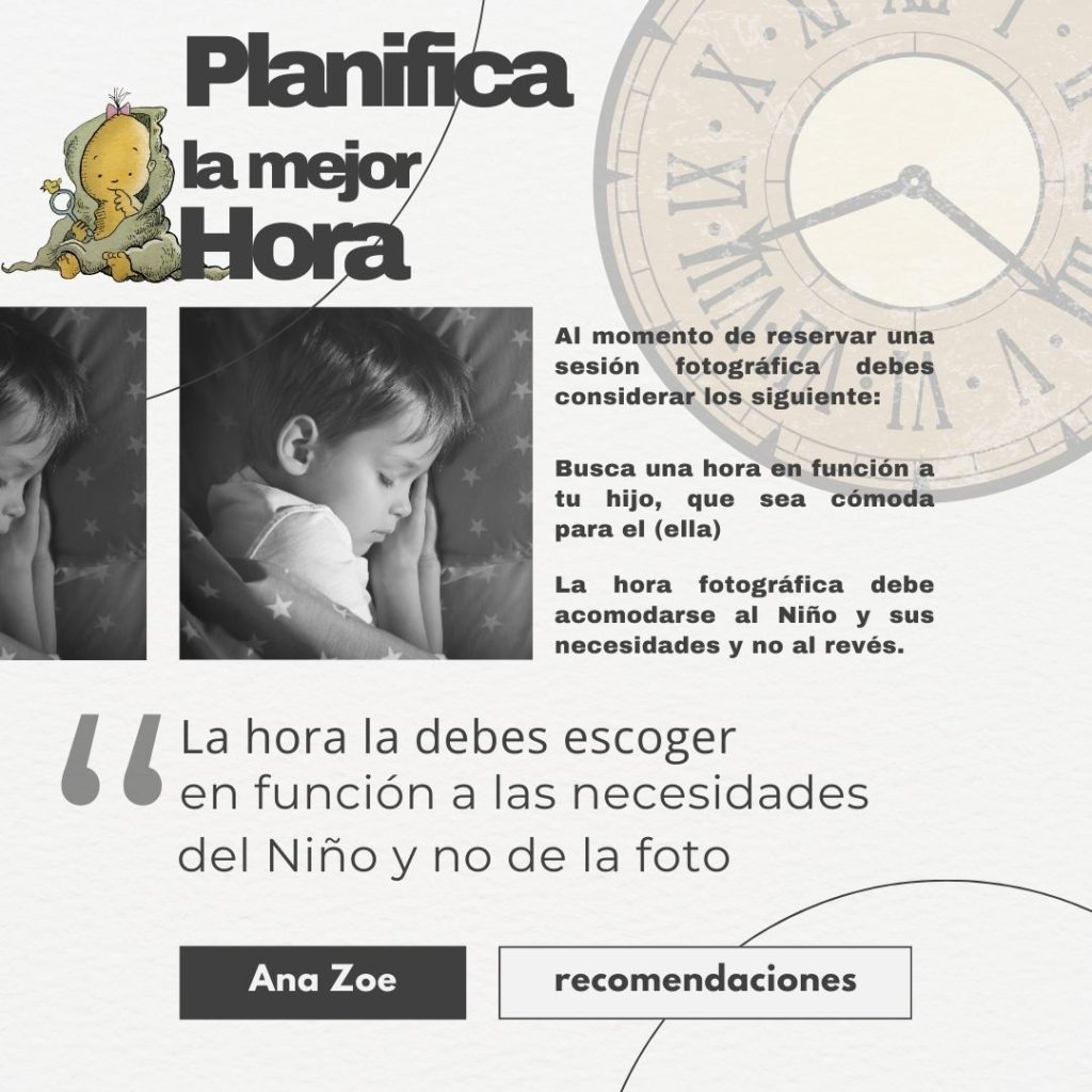 RECOMENDACIONES PARA TU SESIÓN  FOTOGRÁFICA CON TU HIJO (A)
